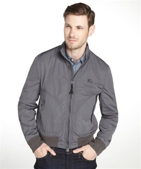 Mens Grey Bomber Jacket Varsity Apparel Jackets