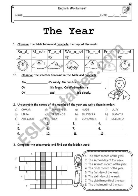 Weather And Ordinal Numbers Word Search Wordmint