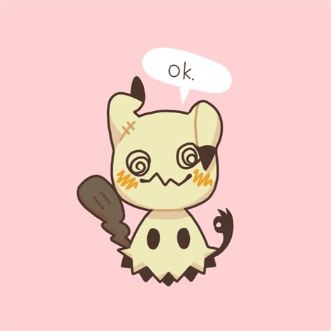 Mimikyu Pfpphone Background Drawn On My Phone Pokemon