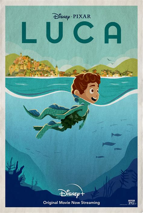 Luca Disneypixar Luca Digital Illustrated Poster Series Clios
