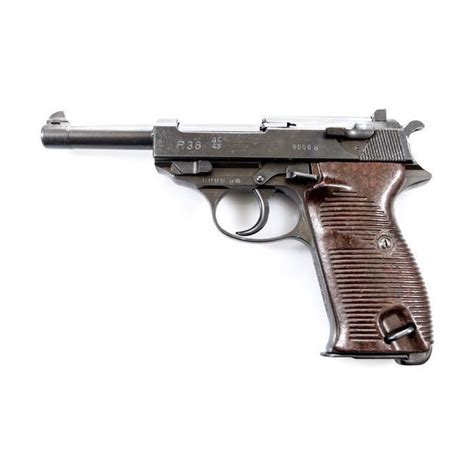 Walther P38 Pistol Original German Wwii All Waffenampt Markings