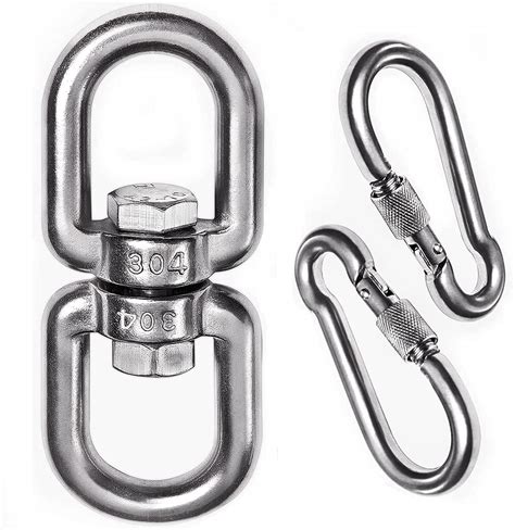 Buy Dismboon M Heavy Duty Stainless Steel Swivel Ring Double Ended Swivel Eye Hook With