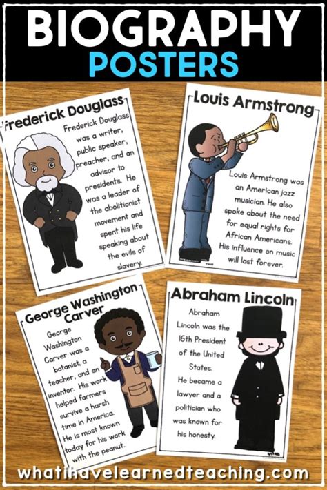 Biographies Of Famous People For Elementary Students