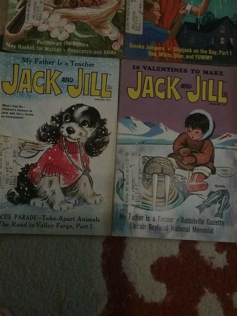 vintage jack and jill magazines 1971 2004245305