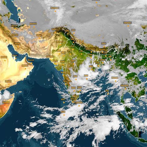 Insat Weather Latest Satellite Images And Maps Of India