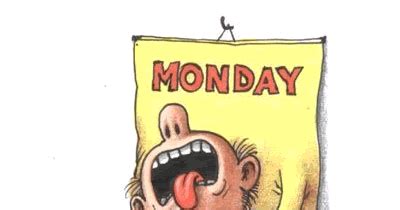 Monday is the day of the week between sunday and tuesday. Misplaced In The Midwest: Crazy Monday