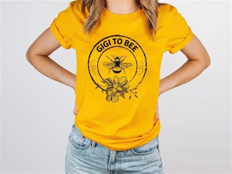 Future Gigi Baby Reveal T Shirt Gigi To Bee Shirt Etsy