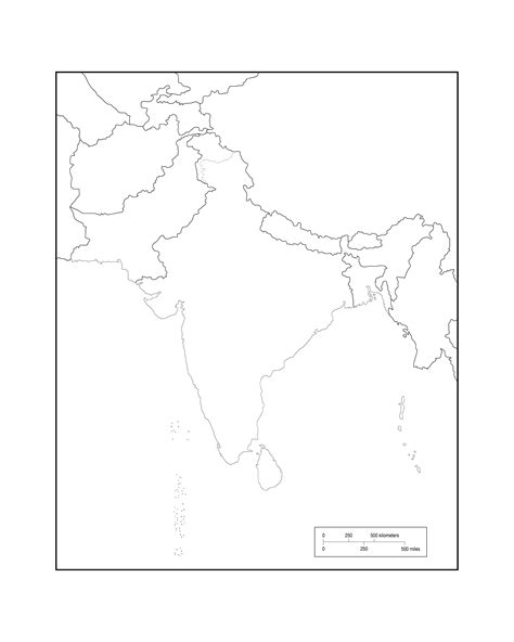 Blank Political Map Of East Asia