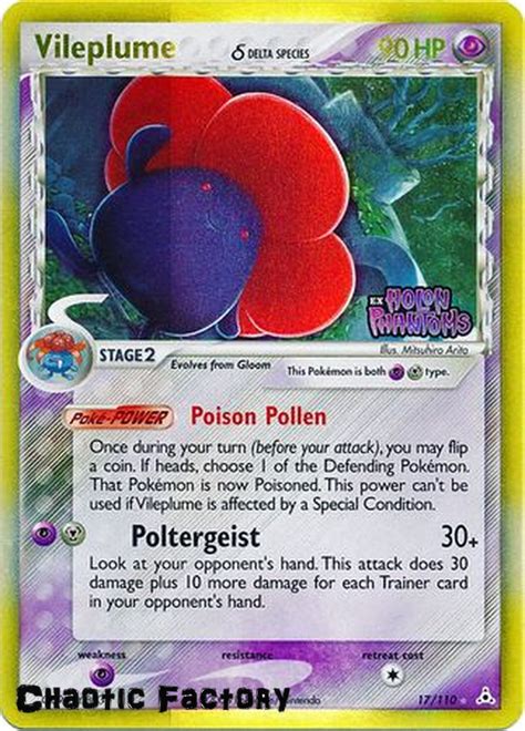 Vileplume Delta Species 17110 Holo Rare Reverse Holo