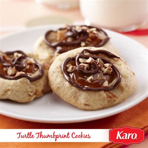A Must Have On Any Holiday Dessert List This Turtle Thumbprint Cookies