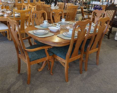 S Bent Brothers Oak Dining Set New England Home Furniture Consignment