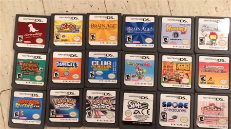 ¡juegos para las consolas de nintendo! Nintendo DS Game Collection - YouTube