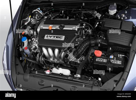 2007 Honda Accord Ex L In Blue Engine Stock Photo Alamy