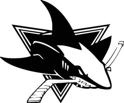 Kids will love drawing and coloring the sharks coloring pages. San Jose Sharks Coloring Pages - Learny Kids