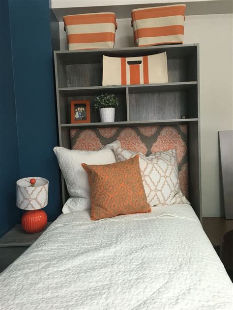 Dorm Bed With Headboard And Storage Auburn University Quad Dorm