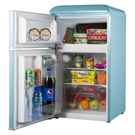 6l mini car fridge cooler warmer 12v compressor fridge 220v travel refrigerator portable electric icebox cooler box auto freezer. Galanz 3.1 cu ft Retro Mini Fridge -3