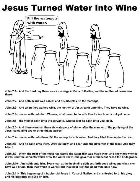Miracles Of Jesus Activity Sheets