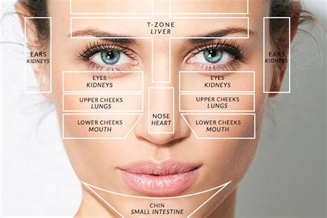 What The Acne Face Map Reveals About Your Overall Health MŪn