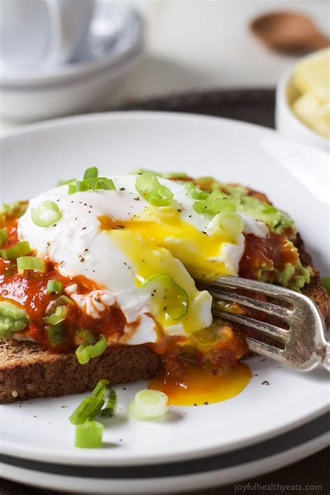 Harissa Avocado Toasts With Poached Egg Recipe Brunch