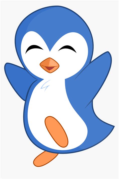 Jumping Baby Penguin Little Blue Penguin Cartoon Hd Png Download