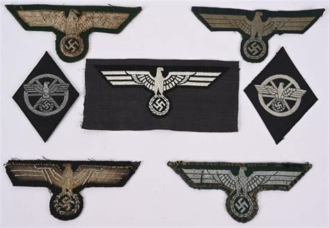 Wwii Nazi German Insignia Lot Eagles Heer Nskk Ww2 In United States