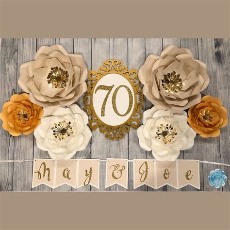70th Birthday decór | Birthday decorations, 70th birthday, Custom creations