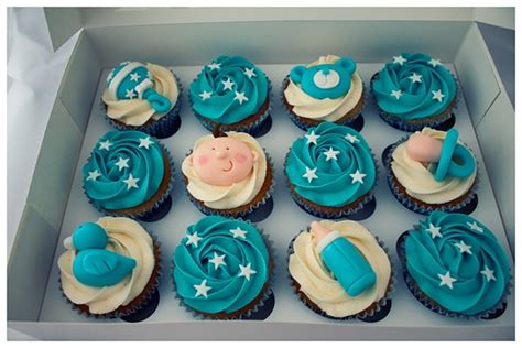 When you're shopping for inexpensive baby shower cupcake picks and toppers, consider their Baby Shower Cupcakes - Boy on Behance