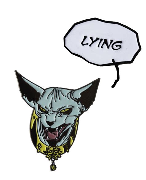 May170752 Saga Lying Cat Pin Previews World