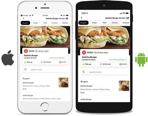 Mobile Branded Online Ordering Application Eatsapp