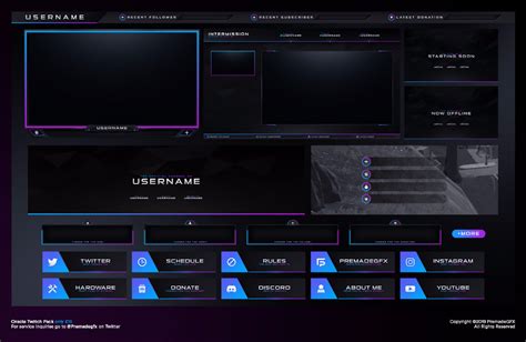 Oracle Twitch Pack Premadegfx Twitch Overlays Animated Stream