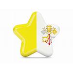 Flag Vatican Holy Star Icon Shape Dome
