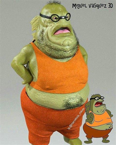 realistic variations of famous cartoon characters by miguel vasquez 3d