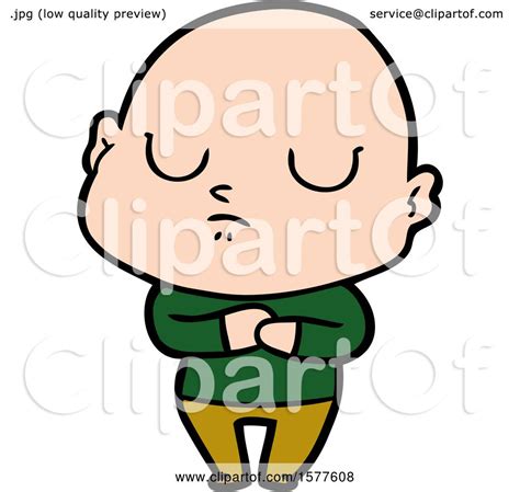 Cartoon Bald Man By Lineartestpilot 1577608