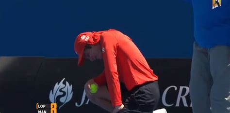 Australian Open Ball Boy Hit By 122 Mph Serve In Private Parts