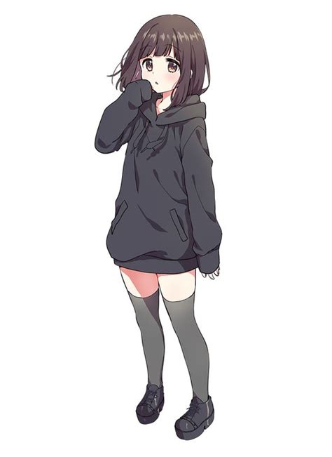 35 Ideas For Anime Girl In Oversized Hoodie Drawing Mariam Finlayson