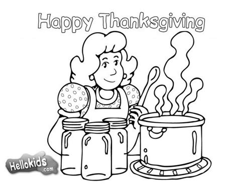 Thanksgiving Feast Coloring Pages at GetColorings.com | Free printable