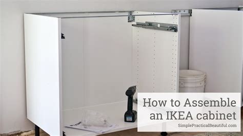 How To Assemble An Ikea Sektion Base Cabinet Ikea Kitchen Cabinets