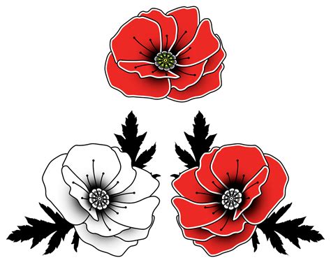 Poppy tattoo designs are gorgeous and very popular mostly among women. Cam's Poppy Tattoo on Behance