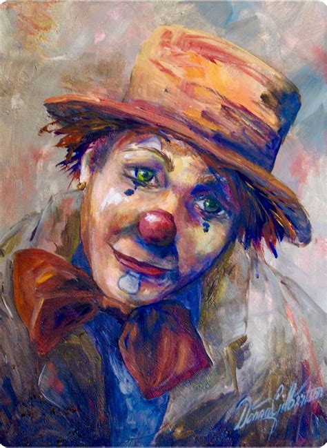 Peinture Et Art L Art Du Clown Sad Paintings Clown Paintings