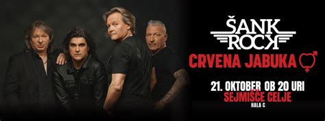 tickets for Šank rock in crvena jabuka celje ~ hala c celjski sejem