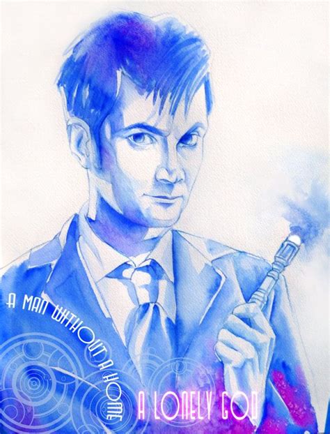 Space Doctor Art Print The Tenth Doctor Etsy Doctor Who Poster
