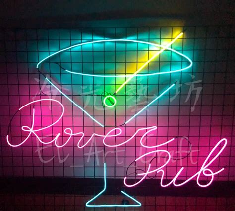 El Craft冷光藝坊 On Instagram “網格作品 Rover Pub Cocktails 冷光藝坊 客製化 冷光線 霓虹燈 氣氛燈 霓虹 氣氛燈 冷光