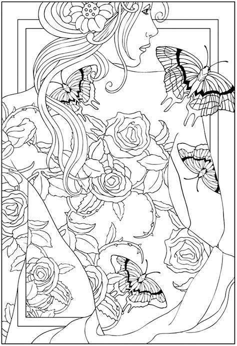 Disney princess coloring sheets, difficult designs for adults to color, animals, butterflies, and more! Download Women coloring for free - Designlooter 2020 👨‍🎨