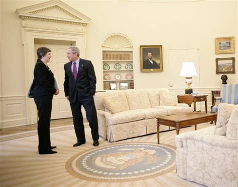 A member of the republican party, he had previously been the 46th governor of texas from 1995 to 2000. File:Clark and Bush in the Oval Office.jpg - Wikimedia Commons