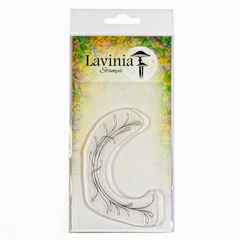 Lavinia Stamps Clear Stamp Wreath Flourish Left