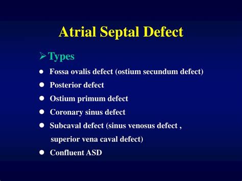 Ppt Atrial Septal Defect Powerpoint Presentation Id1108827