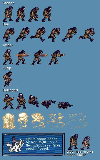 Sprite Database Sound Ninja Pixel Art Characters Cool Pixel Art