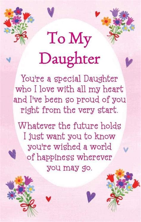Heartwarmers To My Daughter Keepsake Card Happy Birthday Daughter