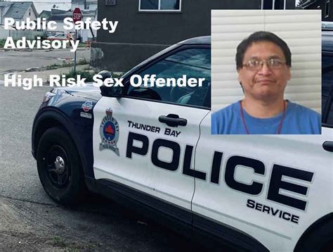 netnewsledger public safety advisory high risk sex offender in thunder bay november 10 2023