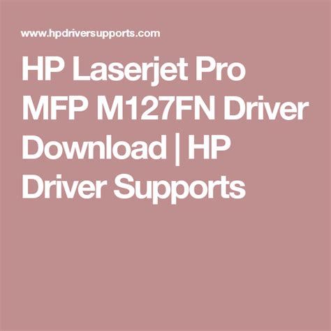 HP Laserjet Pro MFP M127FN Driver Download | HP Driver ...